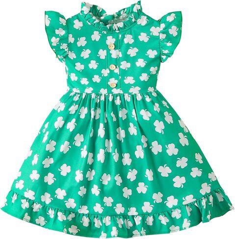 VINUOKER Toddler Baby Girl Skirt Floral Dress Summer Sundress Little Girl Casual Dresse Summer Fall Outfits in Kuwait