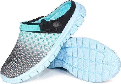 Hsyooes Mens Womens Mules & Clogs Garden Shoes Summer Breathable Mesh Slippers Non-Slip Outdoor Beach Sandals Unisex in Kuwait