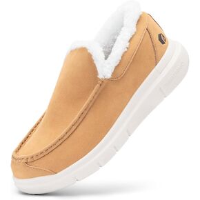 Fitville Wide Women House Slippers Fuzzy Slip-Win Winter Slippers Warm Moccasin Slippers House Shoes Non Slip Fur Clippers Loafer for Outdoor Outdoor Outdo in Kuwait