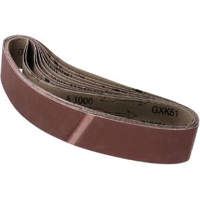 10pcs Sanding Belts - [ 2" x 27" 1000 Grit ] Sandpaper Belt Strip Sander Paper for Wood Paint Sanding Metal Polishing