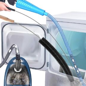 Sealegend Dryer Vent Cleaner Kit Dryer Lint Vacuum Attachment Lint Remover,Dryer Vent Vacuum Hose With Brush