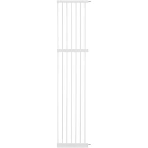 unipaws 56" Tall Pet Gate with Cat Door, 41-45" Extra Wide Pressure Mounted Dog Gate for Stair Doorway, Walk Through Pet Gate