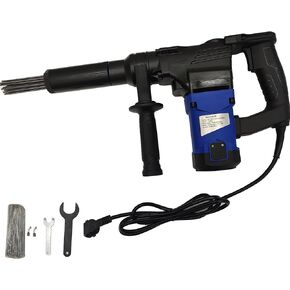 Electric Needle Scaler Air Tool 110V Industrial Grade Rust Removal Tool 1100W Pneumatic Needle Gun High-Power Pistol Grip Needle Scaler with 100 Needles
