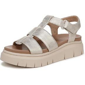 Naturalizer SOUL Womens Pippa Fisherman Sandal Gold Metallic 7 M