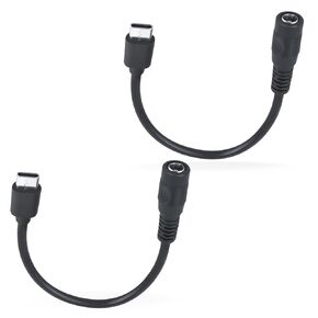 12V Heated Jacket Battery StepUp Adapter Charger Cable for Milwaukee，Dewalt, Makita-2 Pack