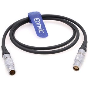 Eonvic Power Cable for DJI R2 to RED Epic/Scarlet & Epic Helium Weapon DSMC2 Camera 1B 6pin 4+2 Male to Right Angle 1B 6pin 4+2 Female (Right Angle Cable)