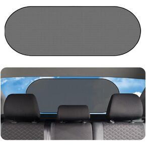 Car Rear Window Sunshade with Suction Cup, Sun UV Rays Protection for Car Back Window, Sunlight Shield Blocker Mesh Cover for Rear Facing Seats, Car Accessories for Baby,Pets,Children