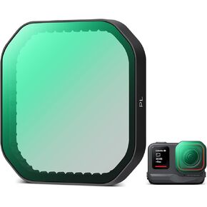 K&F Concept PL Filter for Insta360 Ace Pro 2, Circular Polarizers Filter, Anti-Glare Reduce Reflections Polarizing Filter, Top Optical Glass with Multi-Coated Filter