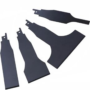 4pcs Reciprocating Saw Scraper Blade Set, 10/30/50/100mm Blade, High Carbon Steel Scraper Reciprocating Saw Attachment Tile Cleaning Tools