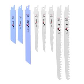 8-Piece Reciprocating Saw Blade Set – Compatible with SOARFLY Saws, Carbon Steel & Alloy for Wood, Metal, Plastic