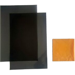 Polarizing Filters 2PCS 7.8x11.8inches Polarizer Linear Adhesive Polarized Film Sheets for LCD Screen Educational Physics Photography Lighting