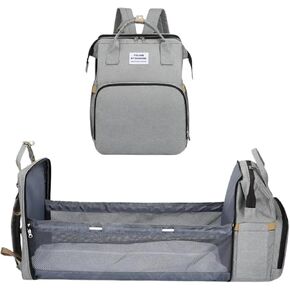 Diaper Bag Backpack with Changing Staion USP port, and Stroller Straps - Travel Waterproof backpack for Baby Essentials - Spacious Mommy Bag