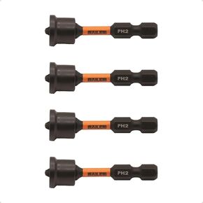 Philips #2 Bits Drywall - Railer P2 بت ث/جدران دريوال لبرنامج تشغيل التأثير. Drywall Indenter Screw Setter Tool (4 Pack)