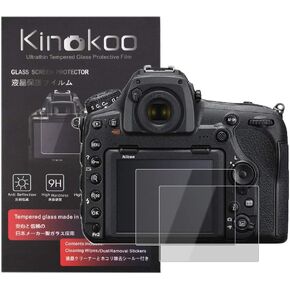 kinokoo Tempered Glass Film for Nikon D850/P530 P510 Crystal Clear Film Nikon D850 P530 P510 Screen Protector Bubble-free/Anti-scratch(2 pack)