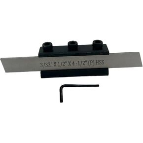MachEl Adjustable Center Height Parting Cut Off Tool Holders Designed for Precision Use in Metal Lathe Machines (Shank Size 10 mm, Blade Width 1/2 Inch)