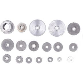 Metal Gears, Mini Gears Set, Metal Lathe Gears Kit Multiple Sizes Precise Mini Lathe Replacement Gears for Cutting Machine for CJ0618 Mini Lathes & Milling Machines