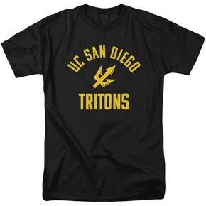 University of California San Diego Official One Color UCSD Tritons Logo Unisex Adult T Shirt
