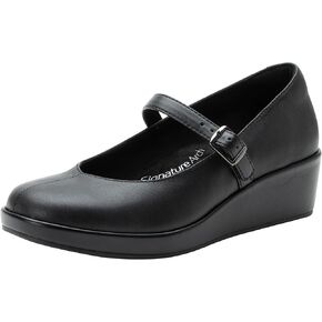Alegria Women's Haylo Mary Jane Slip Resistant Comfort Wedge
