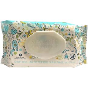 SEVENTH GENERATION BABY WIPES,TRVL S1152313 64 CT 12-CS
