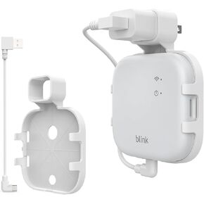 Huafly Wall Bracket for Blink Sync Module XR with a Short Cable, Wall Holder for All-New Blink Sync Module XR fits Blink System, with No Messy Easy to Move, Save Space, Charging Plug is NOT Included