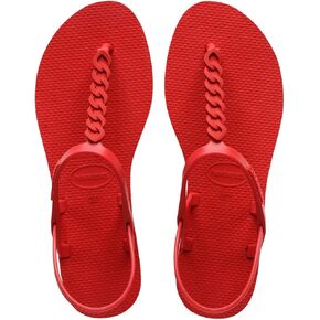 Havaianas for Women - You Paraty Chains Sandals - Ruby Red - 6.5