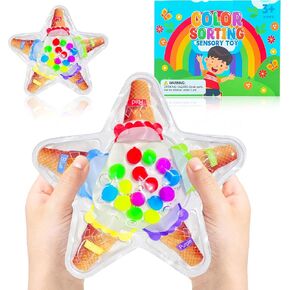 Color Matching Sorting Sensory Toys for Toddles,Training Finger Fine Motor Skill Toy Preschool Education Learning Activities Montessori Toys for Kids Boys Girls Gifts