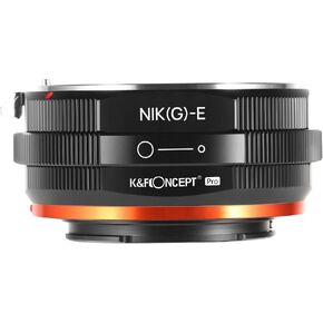 K&F Concept Lens Mount Adapter, G Mount F/AI/G Lens to E-Mount/NEX Camera Body Mount Adapter with Matting Varnish Design