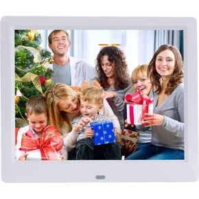 TMC 9-Inch Digital Picture Photo Frame 4:3 High Resolution IPS LCD Screen, MP3/Photo/Video Player with Remote Control
