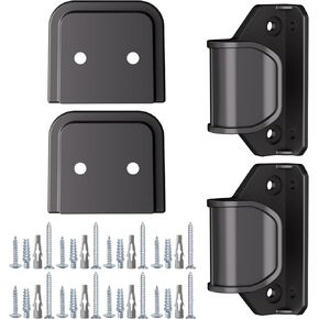 Retractable Baby Gates Replacement Parts for Drilling Installation, Original Accessories Set Designed for The 41" Height-Black