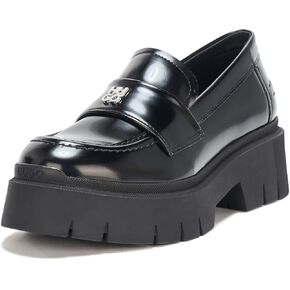 HUGO Women's Kris Chunky Platform Leather Loafer