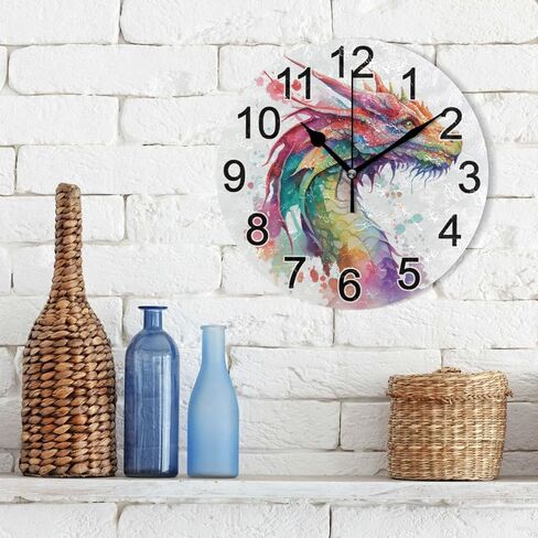 Sea Turtles Teal Wall Clock Non Ticking Silent Kitchen Clock Large Decorative Battery Operated Clocks 10 inch for Living Room Bedroom Decor in Kuwait