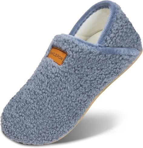 House Slippers for Women Soft-Lightweight House Shoes Men’s Furry Slippers Socks with Rubber Sole for Indoor Outdoor Use in Saudi Arabia