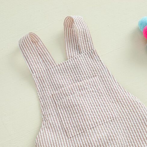 Infant Baby Girl Boy Romper Bodysuit Striped Sleeveless Jumpsuit Overalls One Piece Outfit Summer Clothes in Kuwait