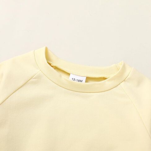 YOUNGER TREE Toddler Fall Outfits for Girl Long Sleeve Sweatsuit Top and Sweatpants Set Baby Girl Clothes in Kuwait