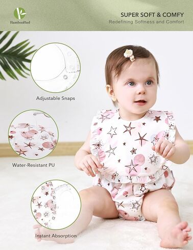 Baby Bibs for Boys Girls 3Pack Newborn Boy Bib Infants Bandana Drool Bibs Teething Unisex Waterproof Bib Set in Kuwait