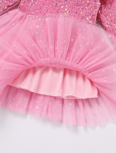IBTOM CASTLE Infant Girls Fall Velvet Dress Kids Christmas Sequins Dress Formal Tulle Birthday Evening Dress Pageant in Saudi Arabia