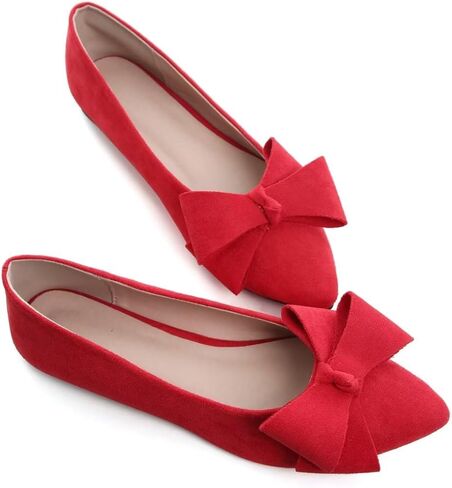 TN Tangnest Women Classical Bowknot Flats Comfort Slip-On Ad Pointed Toe Bress Shoes Shops Walking Flats in Kuwait