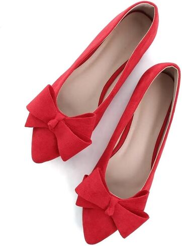 TN Tangnest Women Classical Bowknot Flats Comfort Slip-On Ad Pointed Toe Bress Shoes Shops Walking Flats in Kuwait