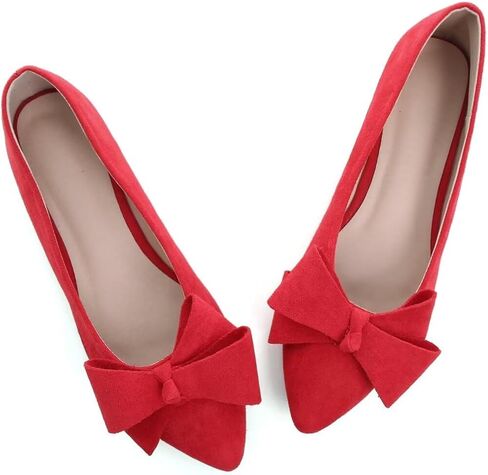 TN Tangnest Women Classical Bowknot Flats Comfort Slip-On Ad Pointed Toe Bress Shoes Shops Walking Flats in Kuwait