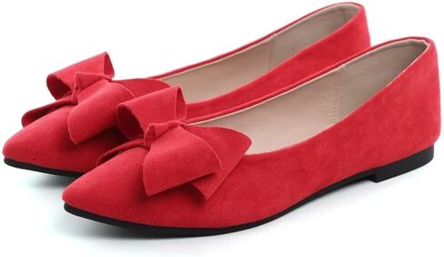 TN Tangnest Women Classical Bowknot Flats Comfort Slip-On Ad Pointed Toe Bress Shoes Shops Walking Flats in Kuwait