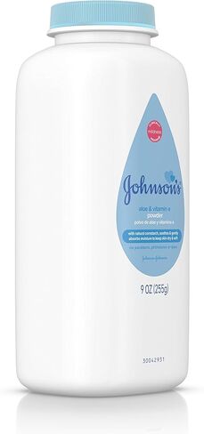 مسحوق الطفل جونسون مع نشا الذرة المشتق بشكل طبيعي الألوة والفيتامين E ، Hypoallergenic ، 9 أوقية in Kuwait