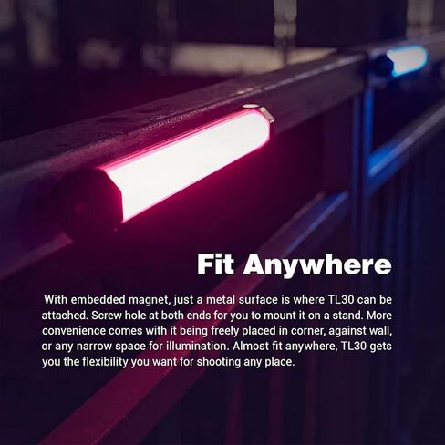Godox TL30 RGB Tube Light, Full-Color LED Light Wand CRI97 TLCL99, 2700K-6500K Adjustable, APP Control, Magnet Design in Saudi Arabia