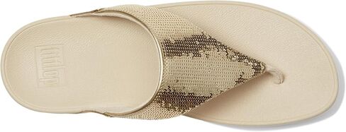 FitFlop Women's Lulu Sequin Toe-Post Sandals Wedge in Kuwait