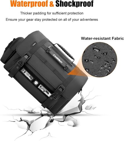 Cwatcun Large Tactical Camera Sling Bag, Crossbody Case with Tripod Holder | Fits 2cameras+2lenses+15.6"laptop. Tactical webbing, removable pouches, magnetic buckle, side access, padded foam in Saudi Arabia