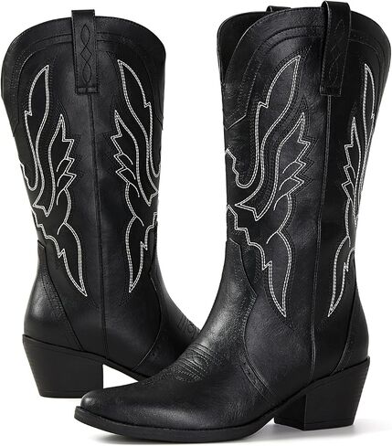 Cowboy Boots Fashion Pointy toe Boots Women Western Cowgirl Boots in Saudi Arabia