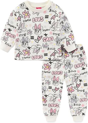Disney Minnie Mouse Girls Crewneck Sweater and Pants Set for Infant, Toddler, and Big Kids in Saudi Arabia
