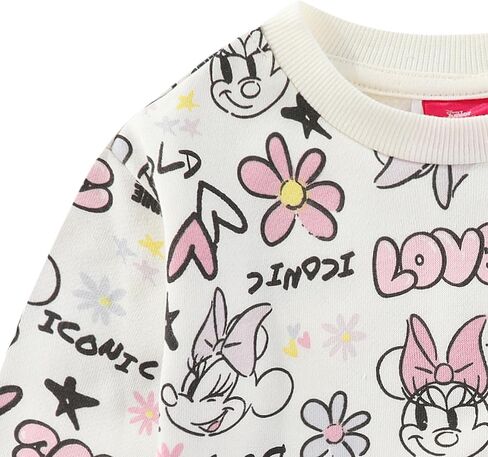 Disney Minnie Mouse Girls Crewneck Sweater and Pants Set for Infant, Toddler, and Big Kids in Saudi Arabia