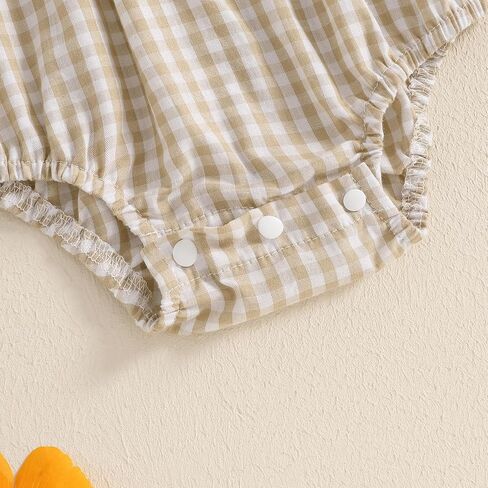 SAYOO Baby Girls Duck Romper Mallard Duck Embroidery Smocked Bubble Romper Bodysuit Newborn Infant Toddler Hunting Outfit in Saudi Arabia