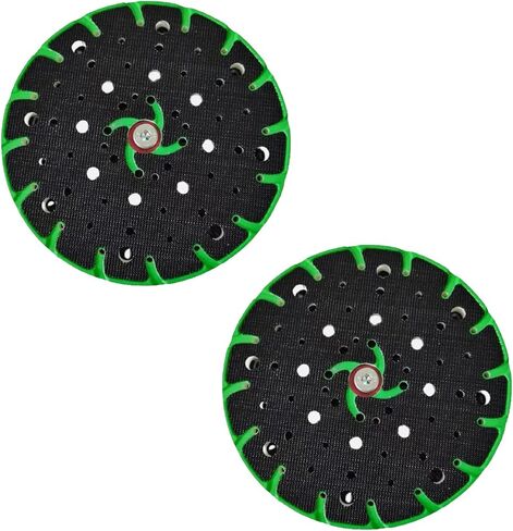 2 PCS 6 بوصة من لوحة الصلابة الصلبة ، 17 ثقوبًا لدعم وسادة طحن صنفرة متوافقة مع ETS 150/3 EQ ، ETS 150/5 EQ ، RO 150E ، WTS 150/7 نماذج صنفرة مدارية عشوائية in Kuwait