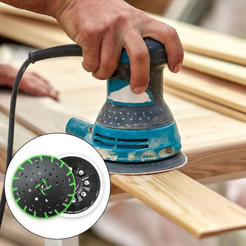 2 PCS 6 بوصة من لوحة الصلابة الصلبة ، 17 ثقوبًا لدعم وسادة طحن صنفرة متوافقة مع ETS 150/3 EQ ، ETS 150/5 EQ ، RO 150E ، WTS 150/7 نماذج صنفرة مدارية عشوائية in Kuwait